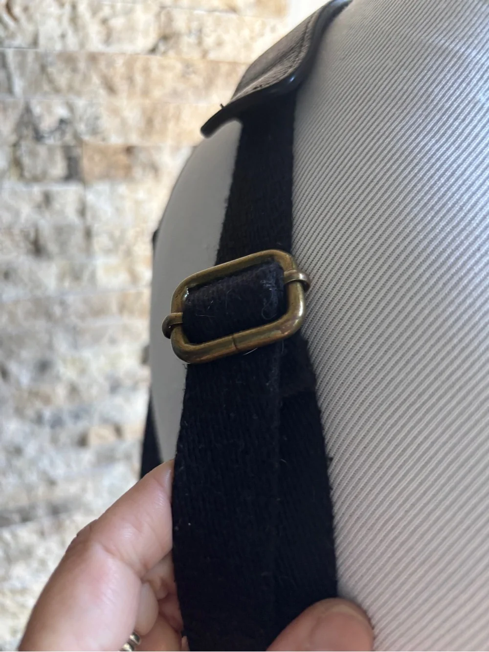 The Sak Black Leather Pebbled Crossbody with Gold Accents